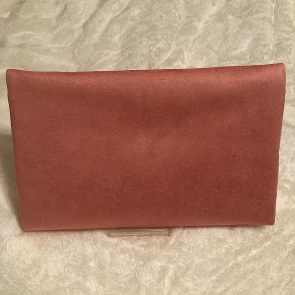 Christian Dior Novelty BIG Pink Pouch Star Charm Suede - Picture 3 of 4